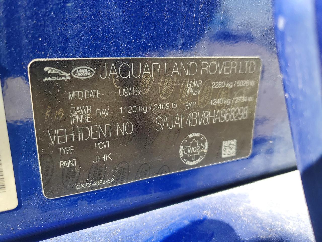 JAGUAR XE 2017 — 13
