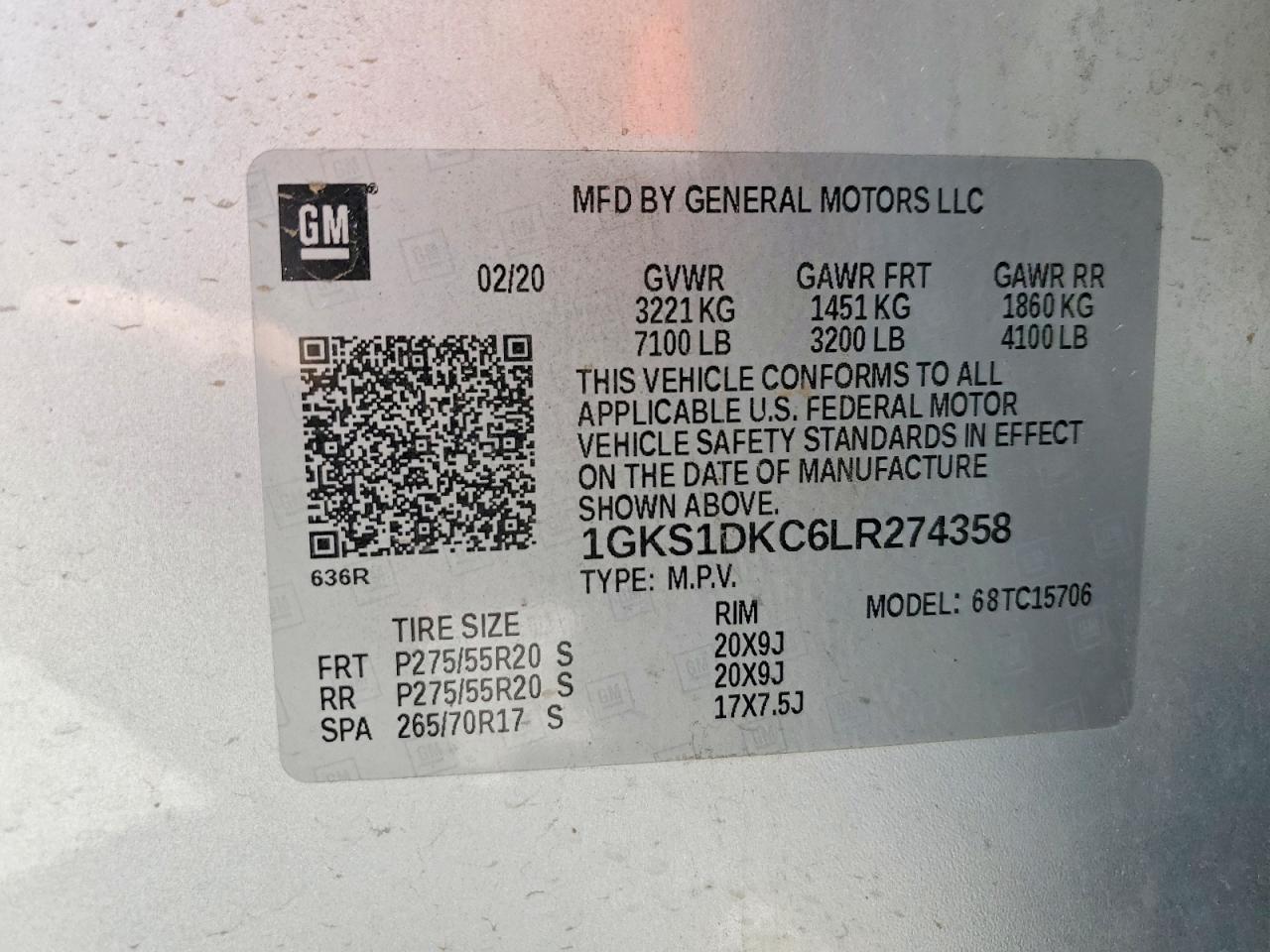 GMC YUKON 2020 — 14