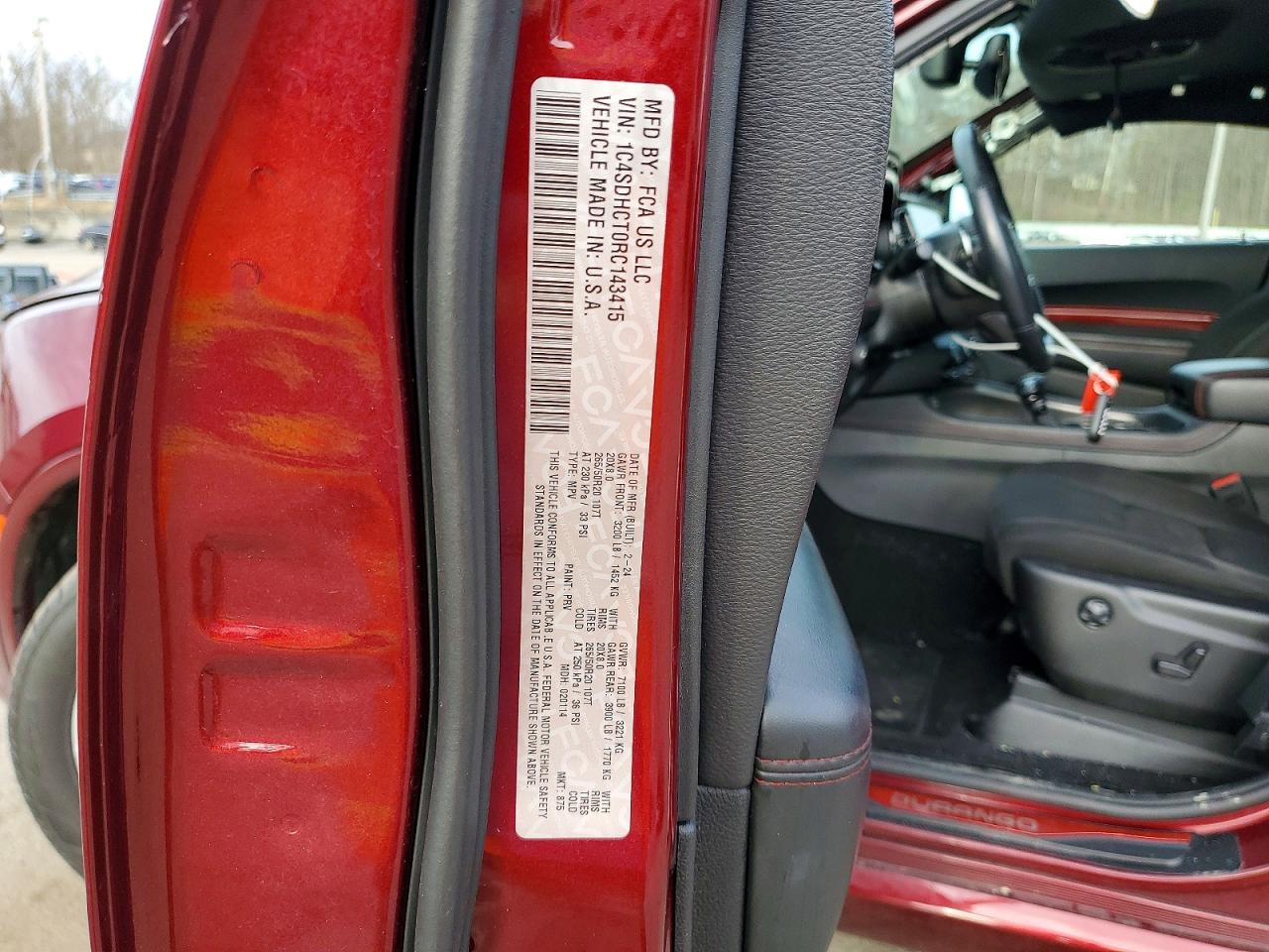 DODGE DURANGO 2024 — 14