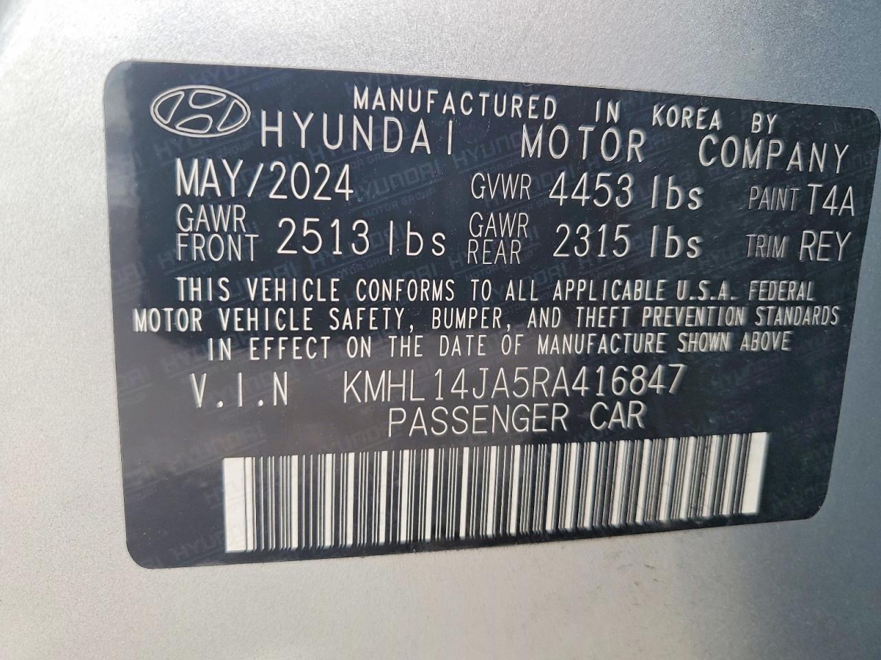 HYUNDAI SONATA 2024 — 13