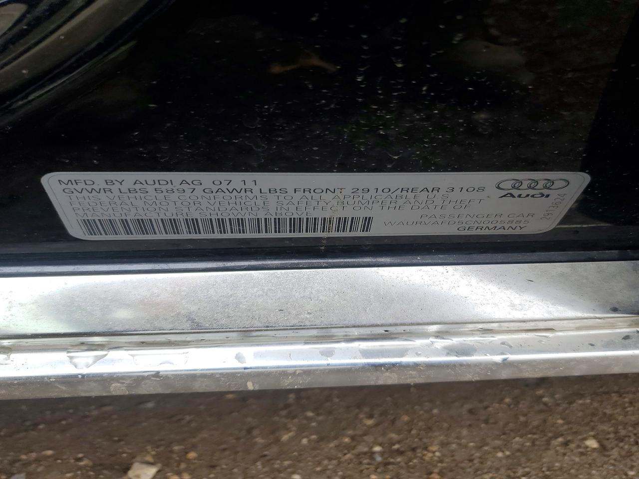 AUDI A8 2012 — 13