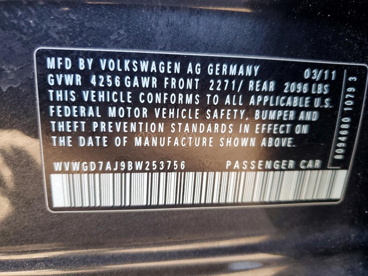 VOLKSWAGEN GTI 2011 — 14