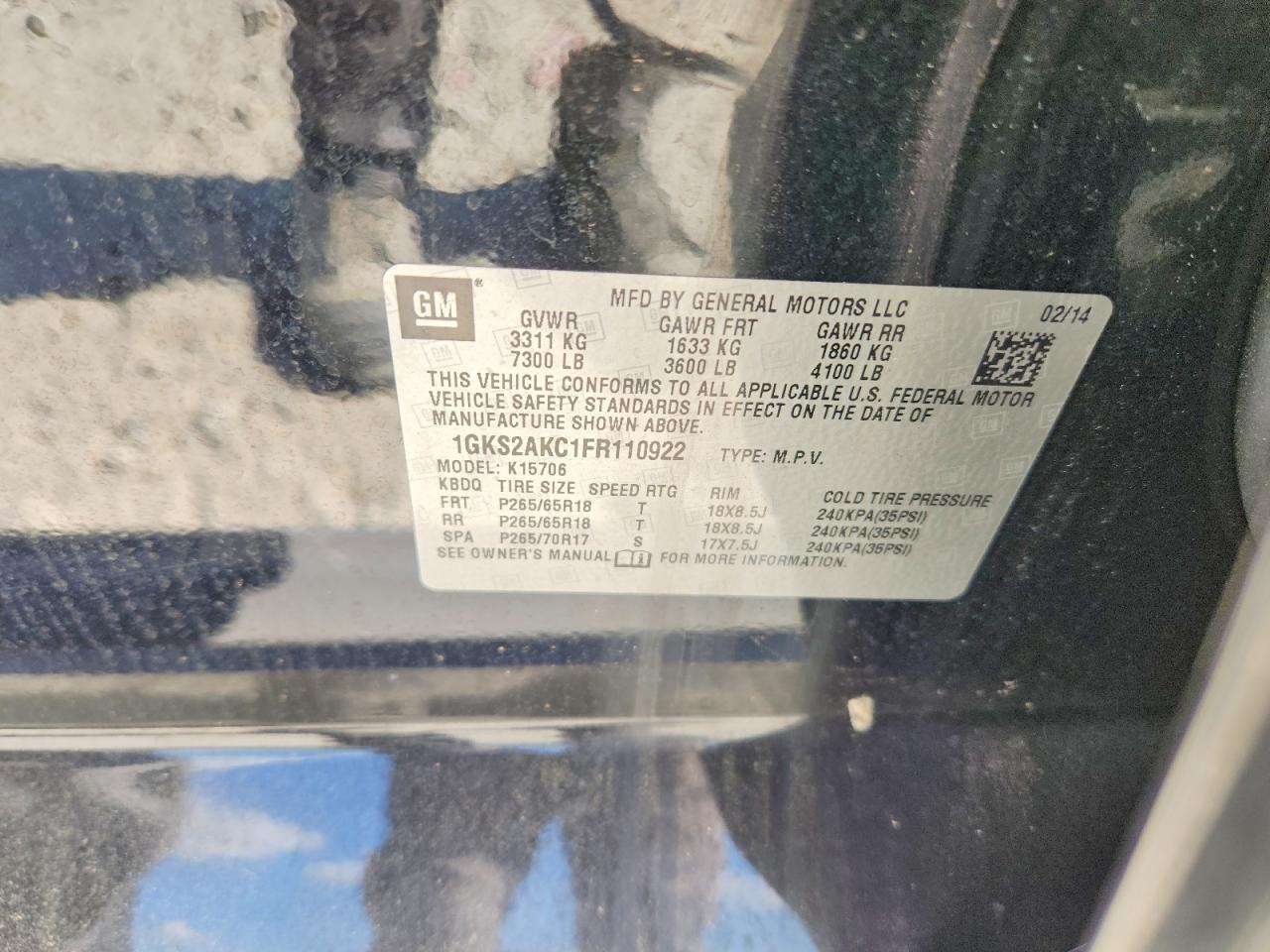 GMC YUKON 2015 — 14