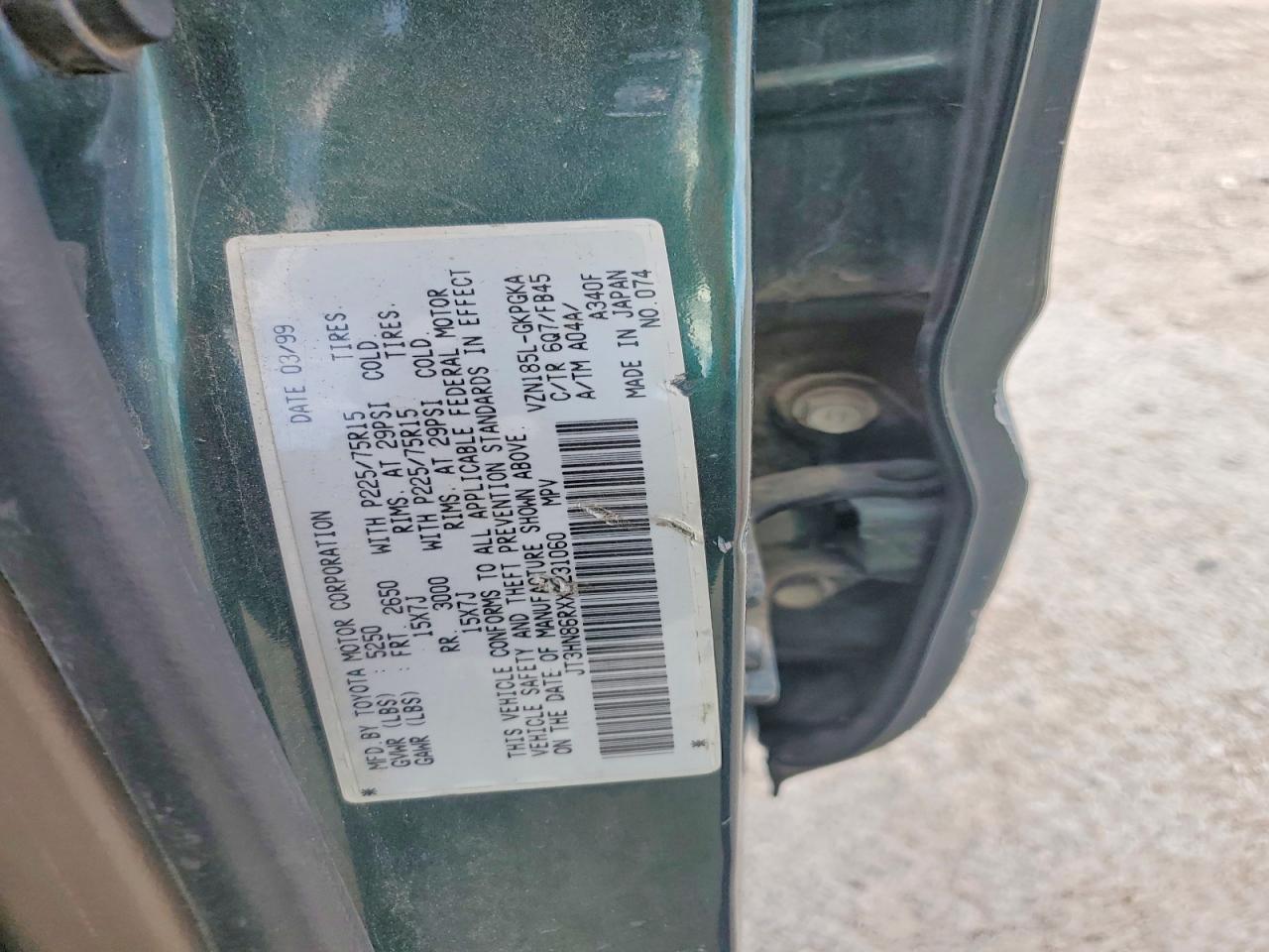 TOYOTA 4RUNNER 1999 — 14