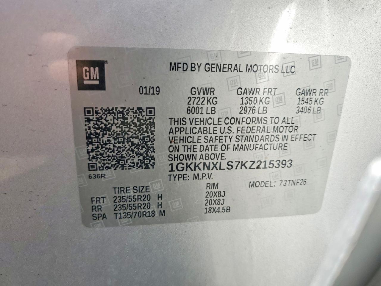 GMC ACADIA 2019 — 14