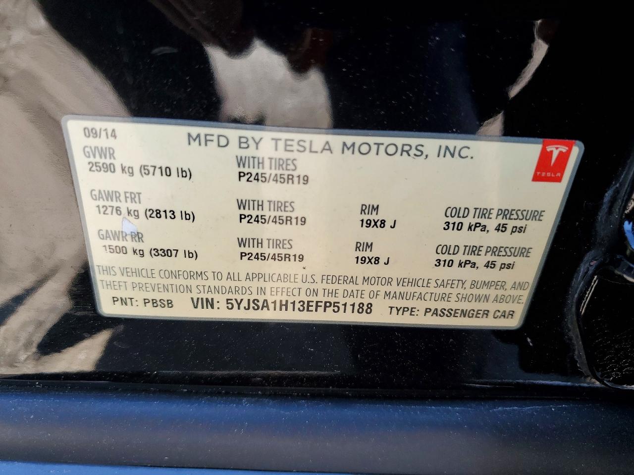 TESLA MODEL S 2014 — 13
