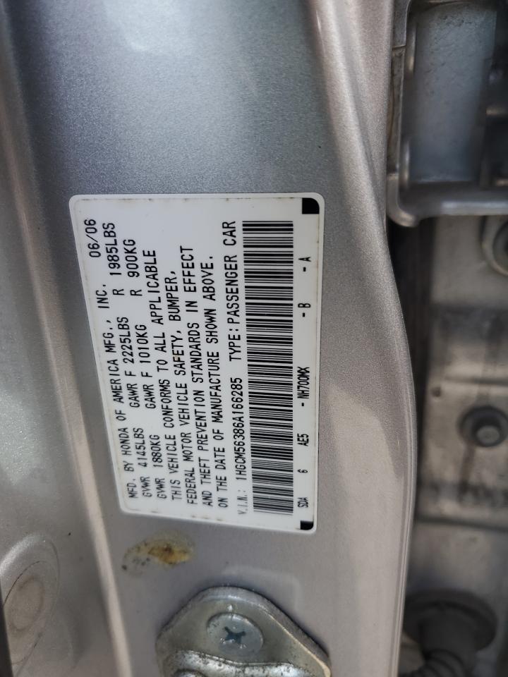 HONDA ACCORD 2006 — 14