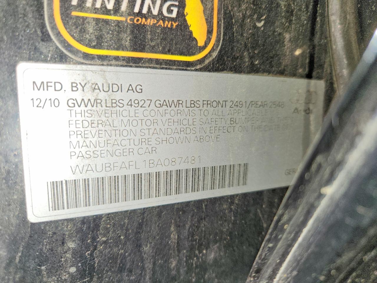AUDI A4 2011 — 13