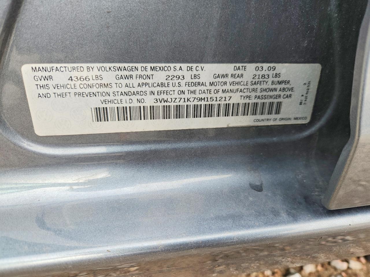 VOLKSWAGEN JETTA 2009 — 14