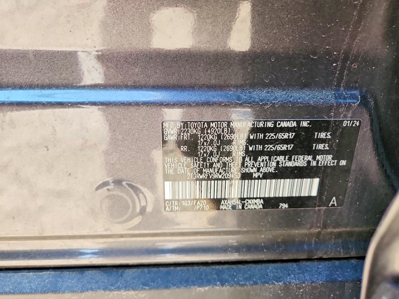 TOYOTA RAV4 HYBRID 2024 — 14