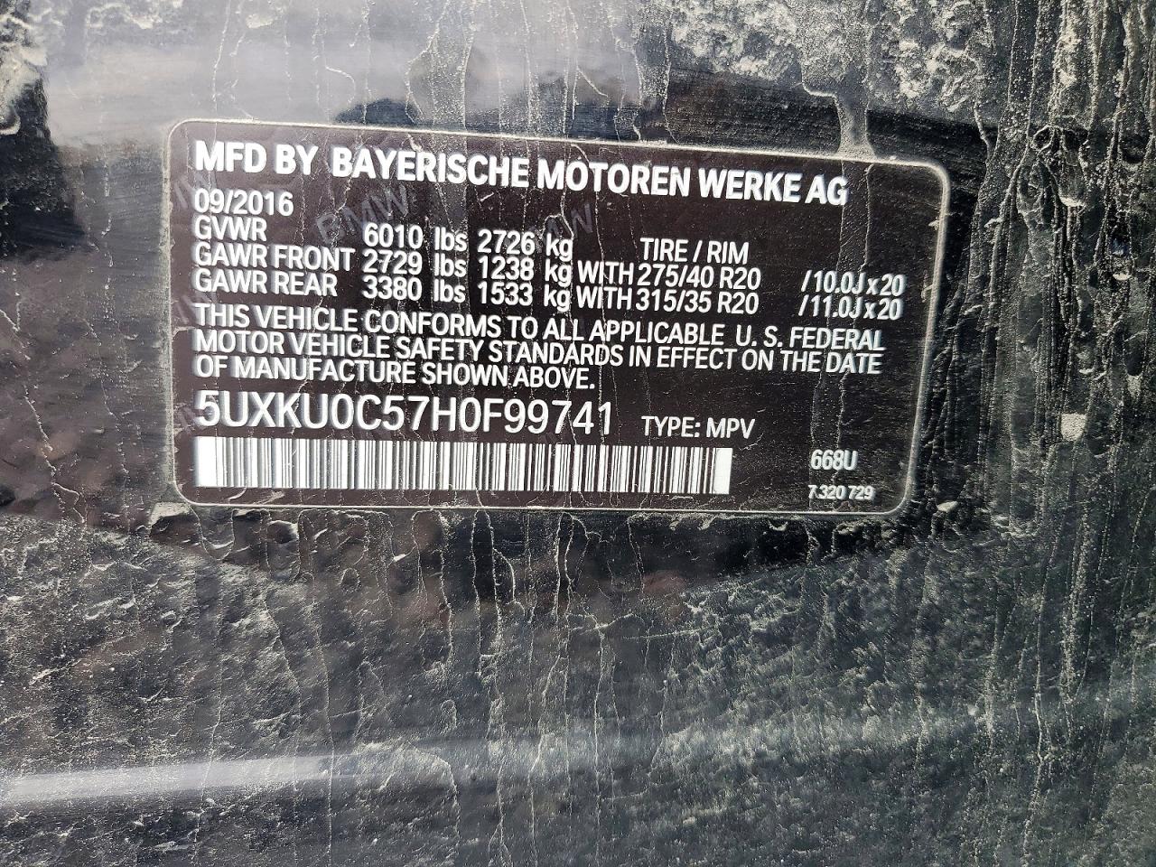 BMW X6 2017 — 13