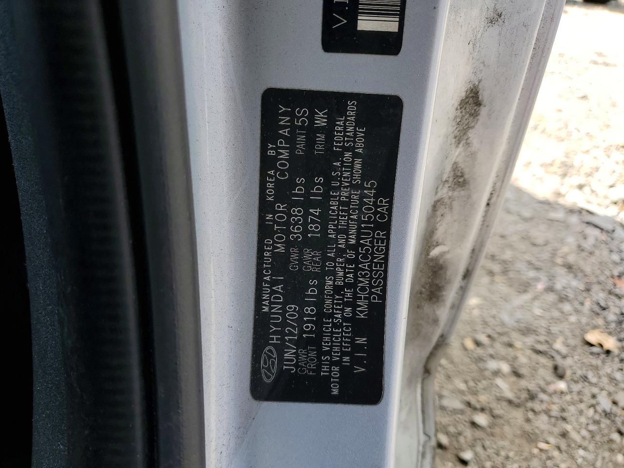 HYUNDAI ACCENT 2010 — 13