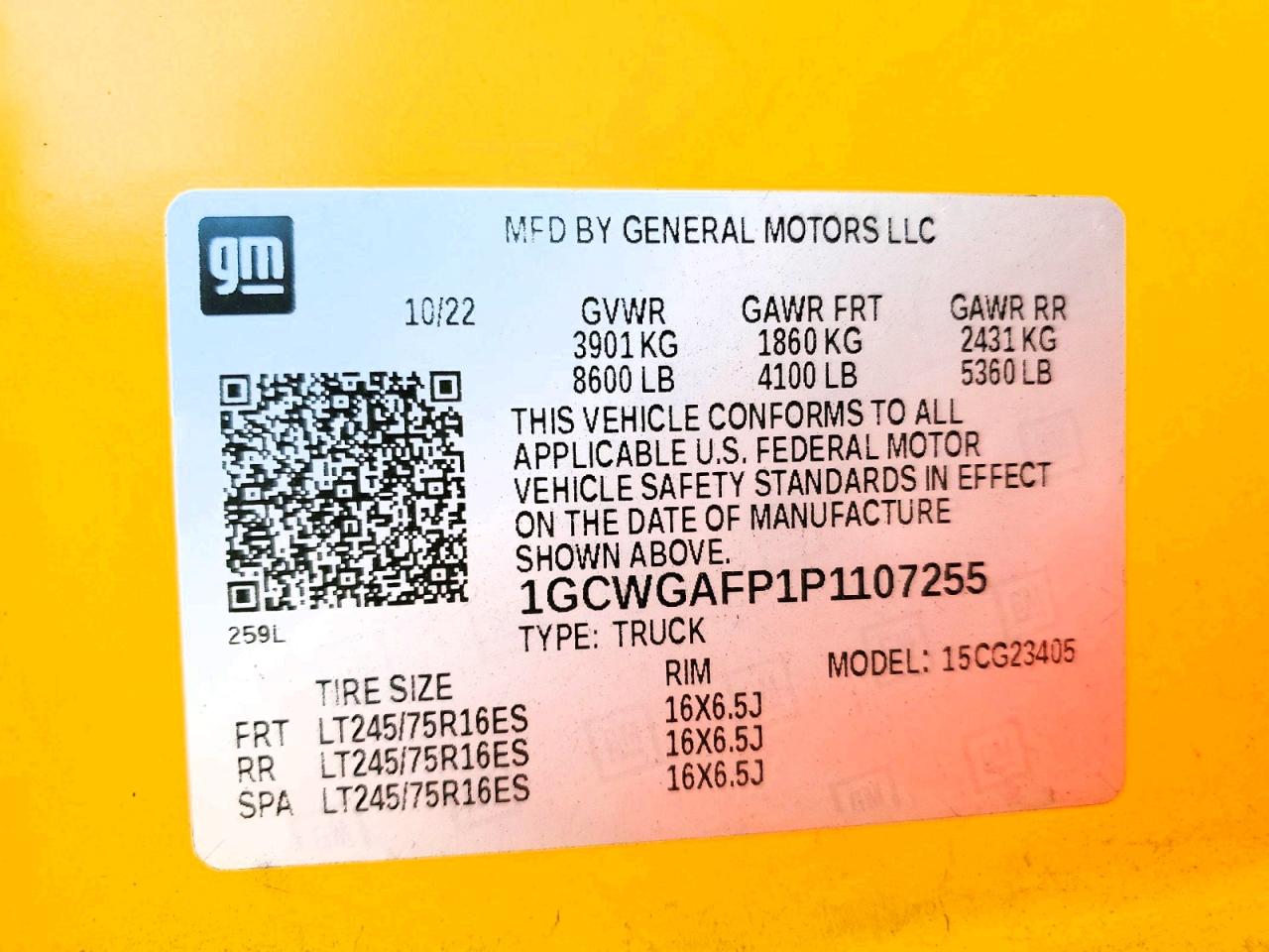 CHEVROLET EXPRESS G2500 2023 — 14