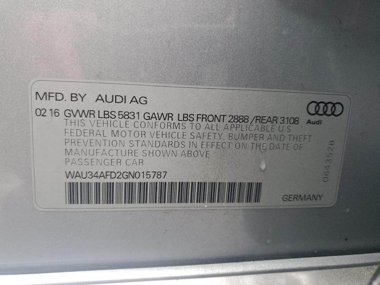 AUDI A8 2016 — 13