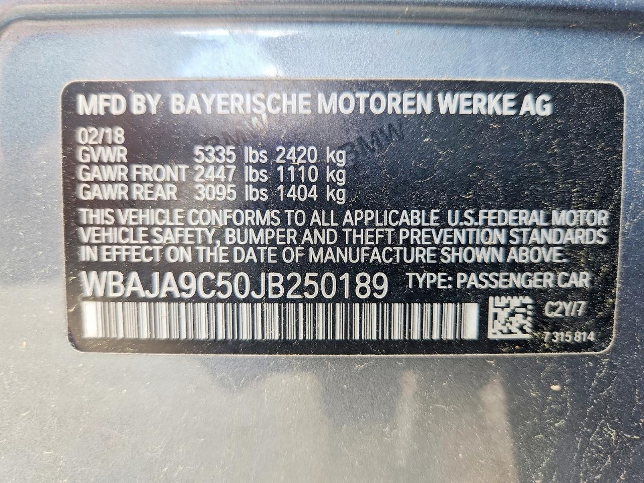 BMW 530E 2018 — 14