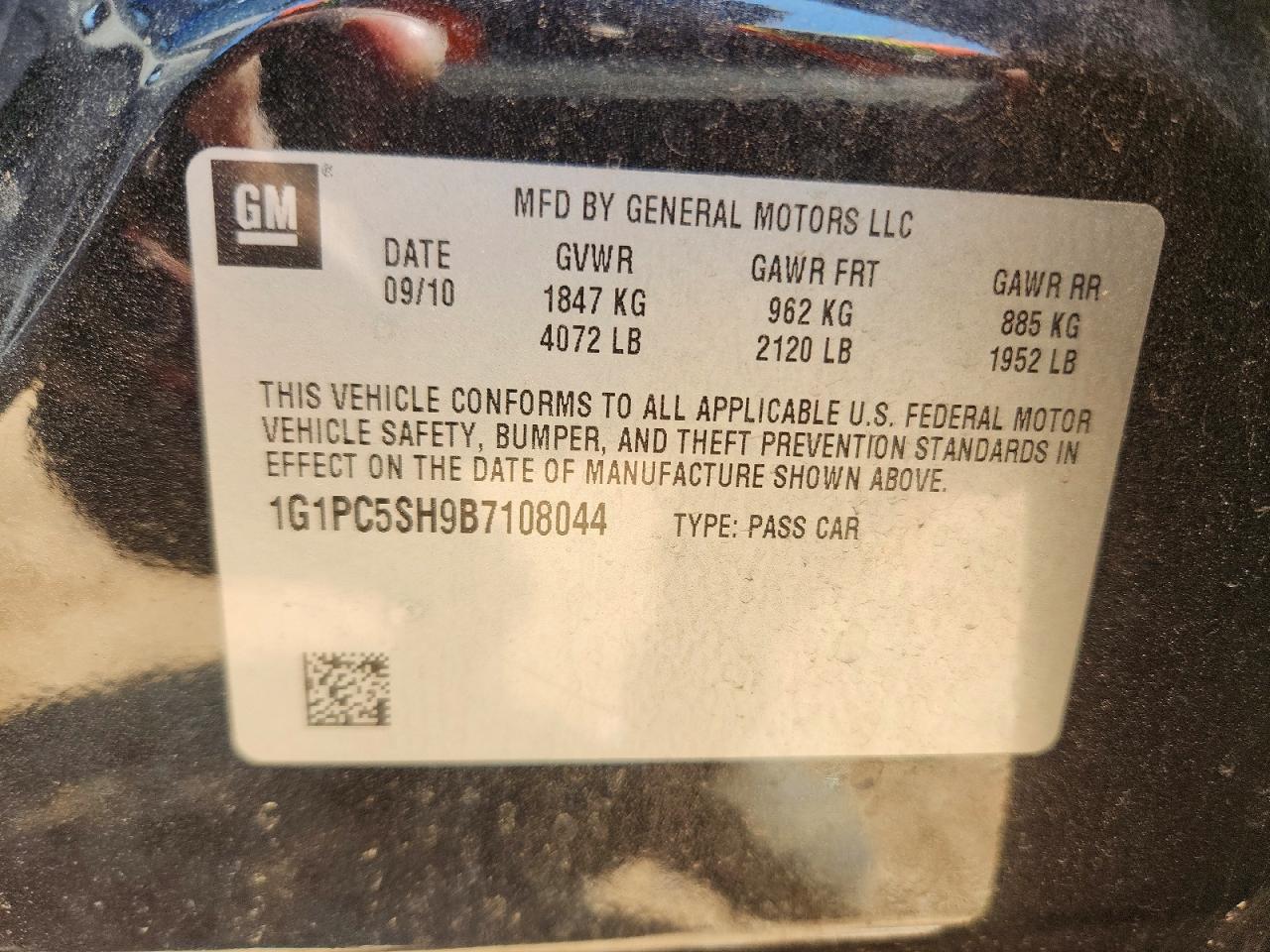 CHEVROLET CRUZE 2011 — 13