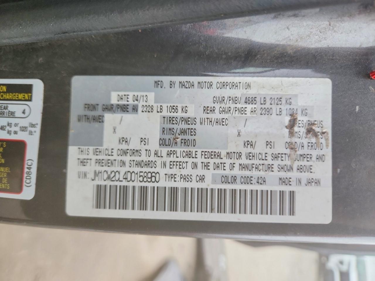 MAZDA 5 2013 — 14