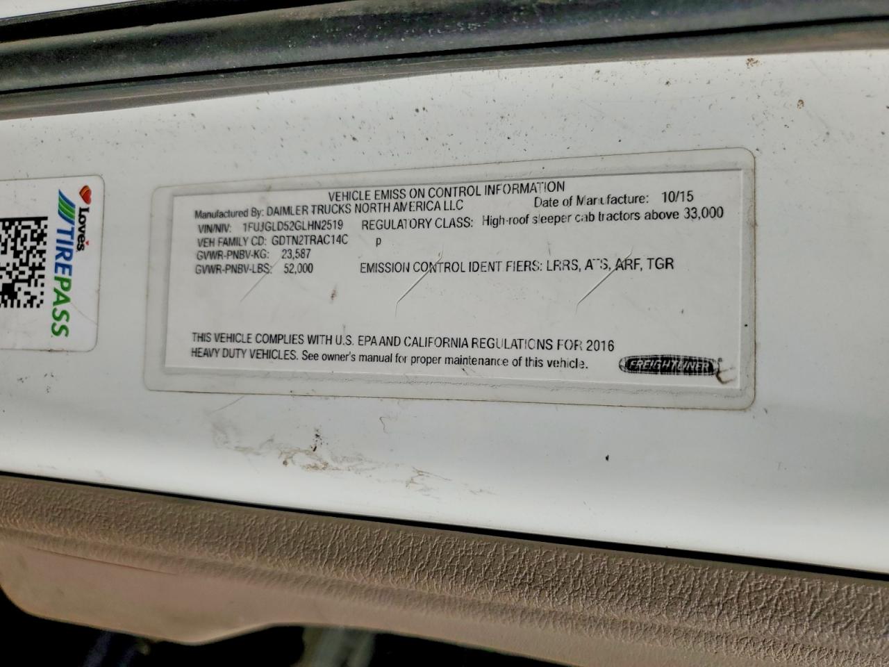 FREIGHTLINER CASCADIA 125 2016 — 11