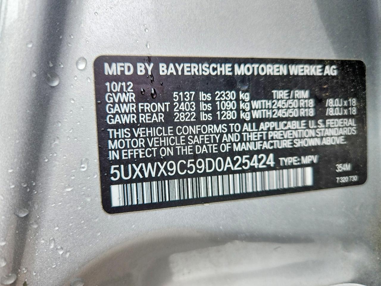 BMW X3 2013 — 14