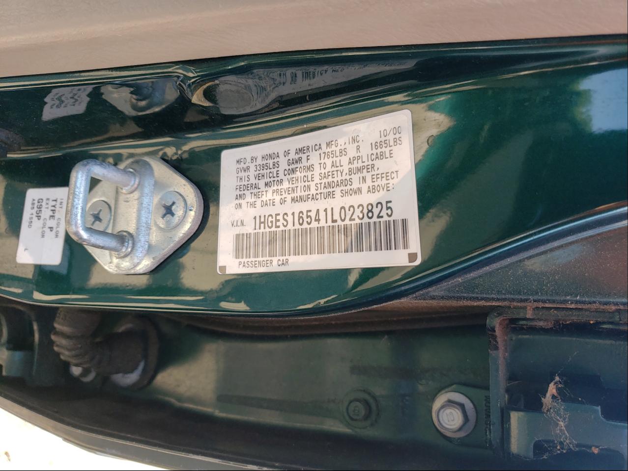 HONDA CIVIC 2001 — 11
