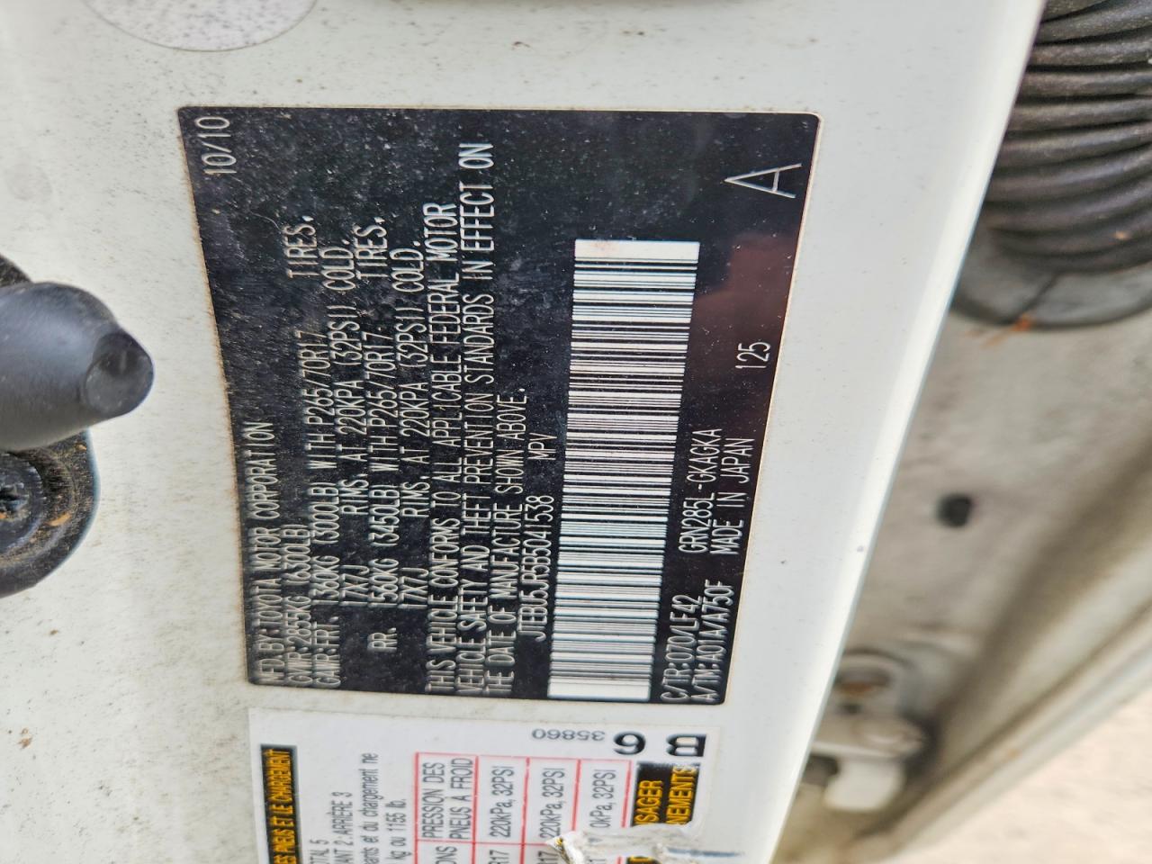 Toyota 4RUNNER 2011 — 14