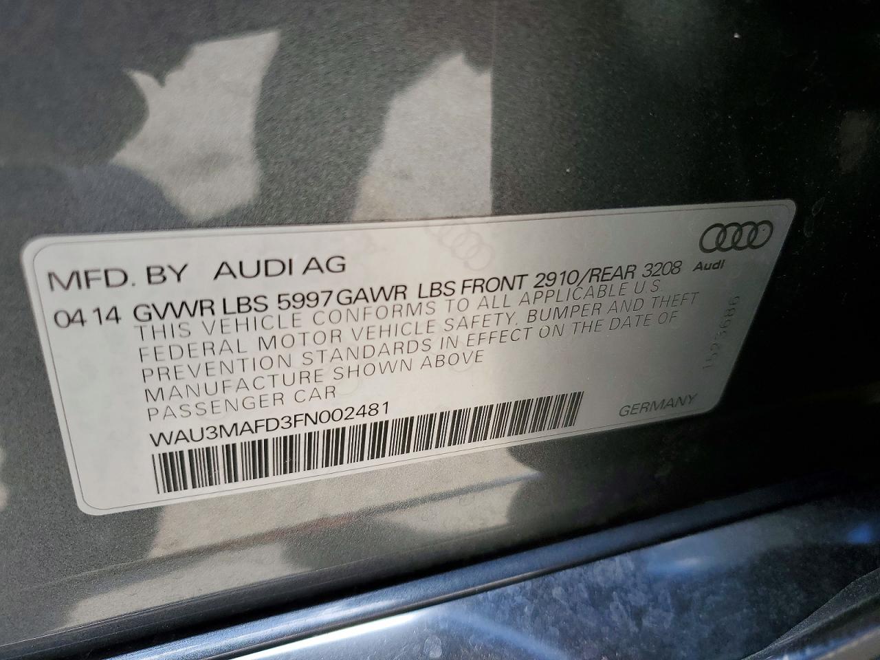 AUDI A8 2015 — 13