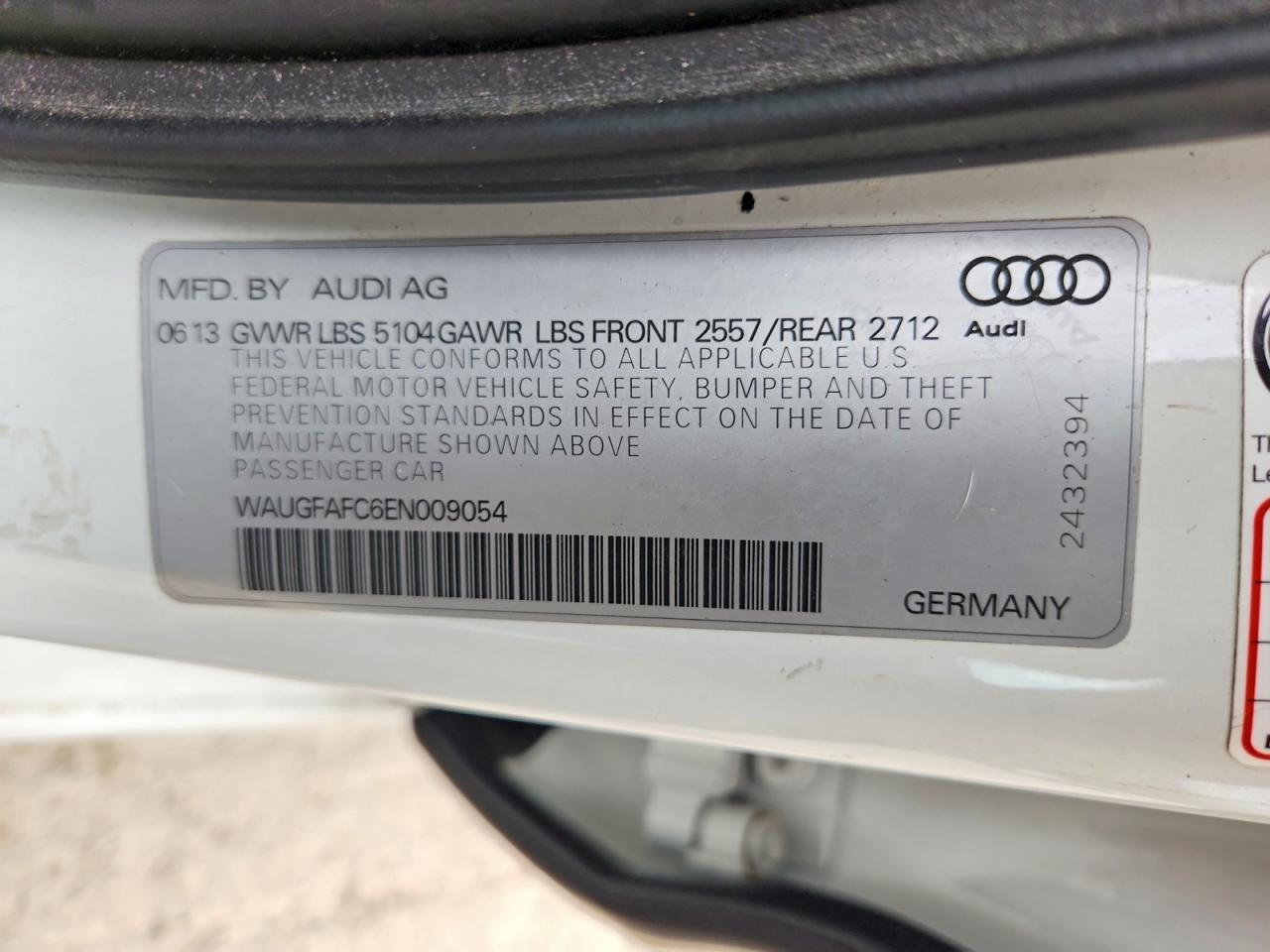 AUDI A6 2014 — 13