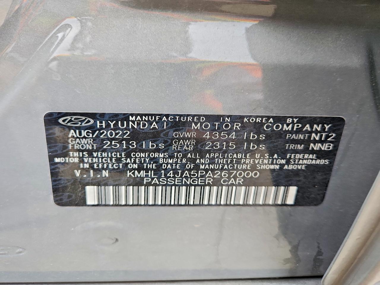 HYUNDAI SONATA 2023 — 13