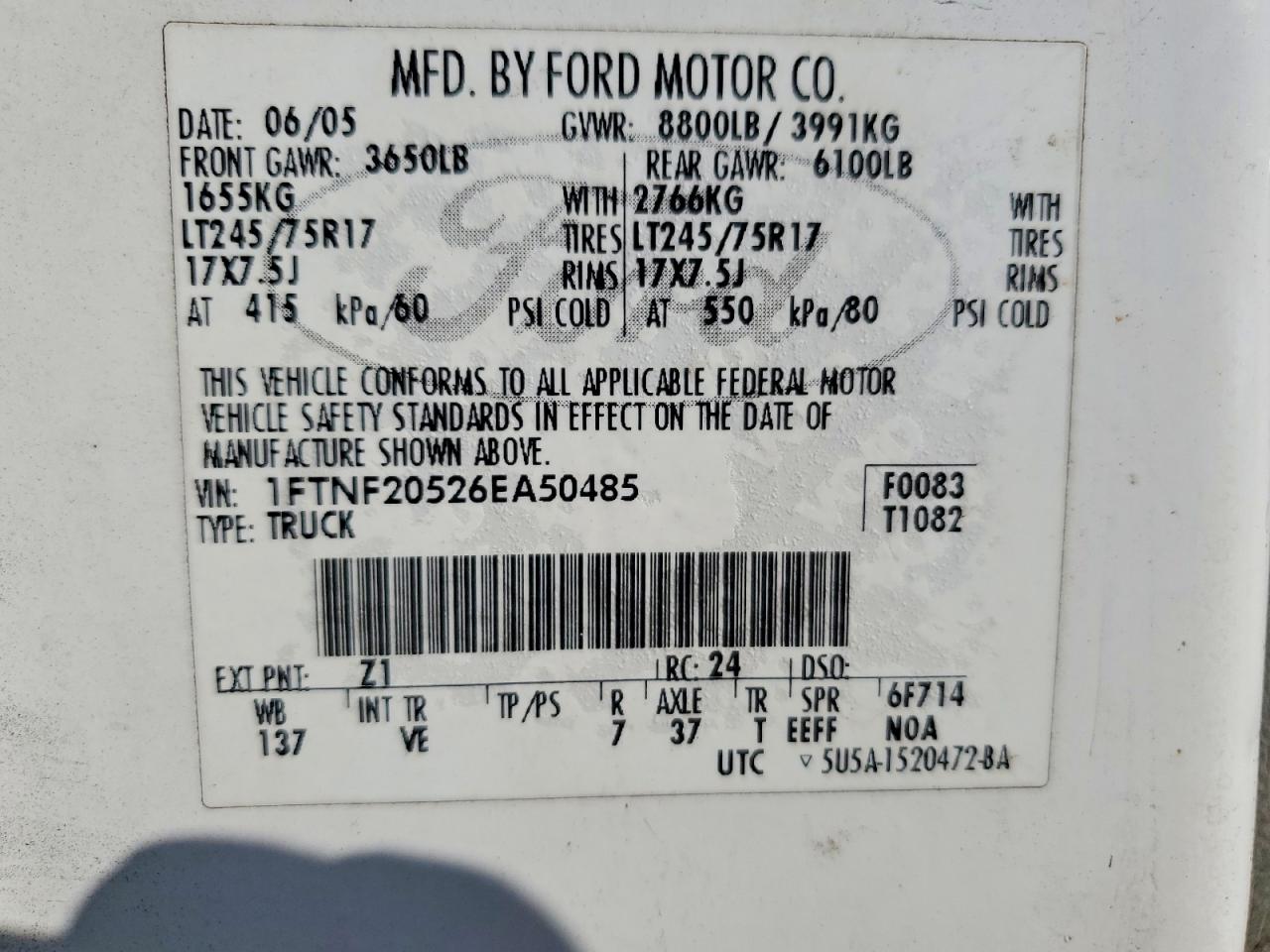 FORD F250 2006 — 13