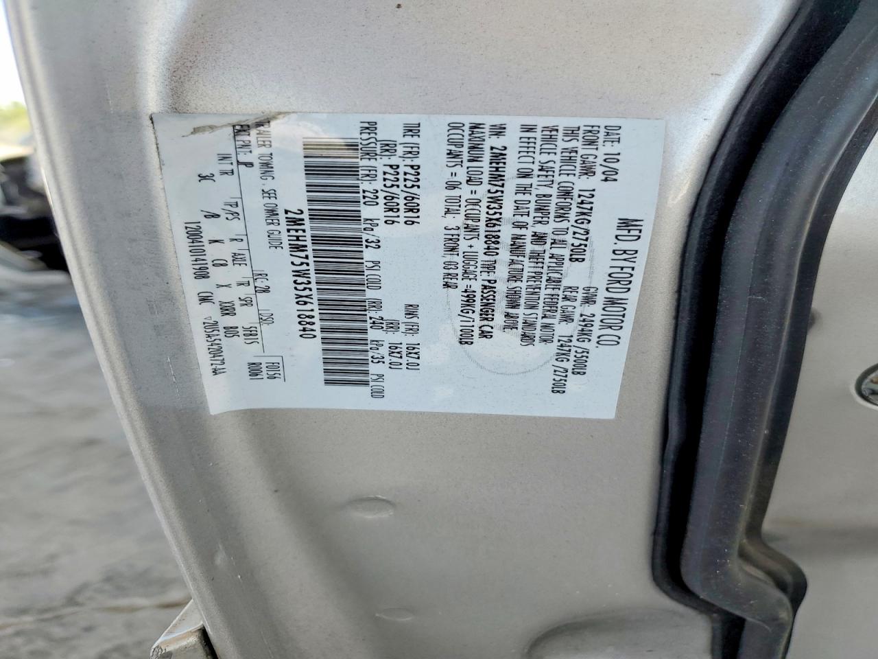 MERCURY GRAND MARQUIS 2005 — 13