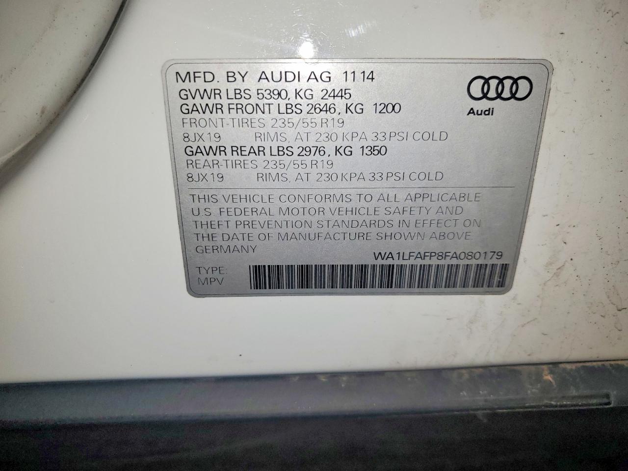 AUDI Q5 2015 — 14