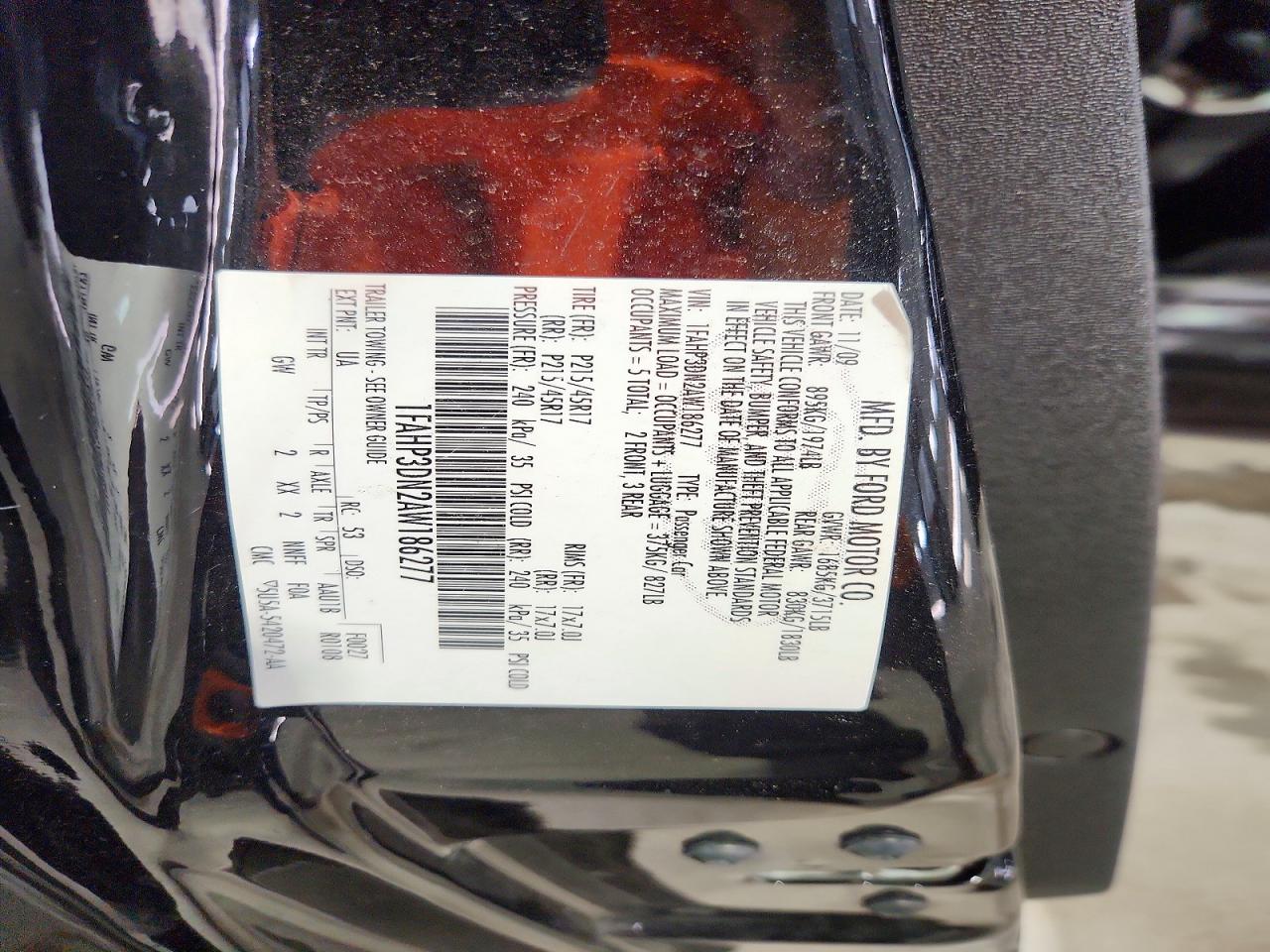 FORD FOCUS 2010 — 13