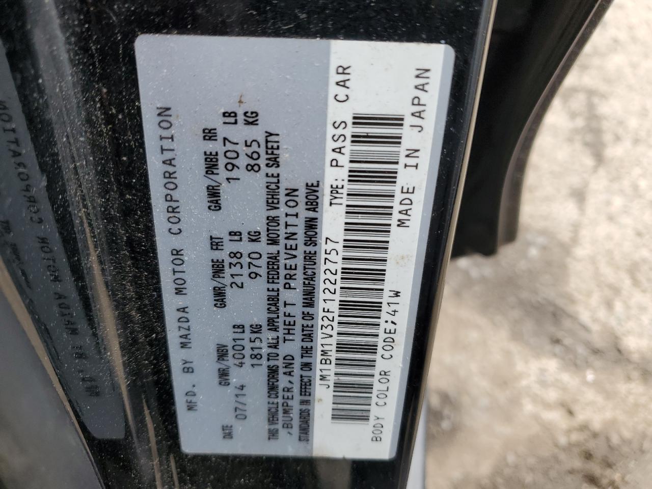 MAZDA 3 2015 — 13