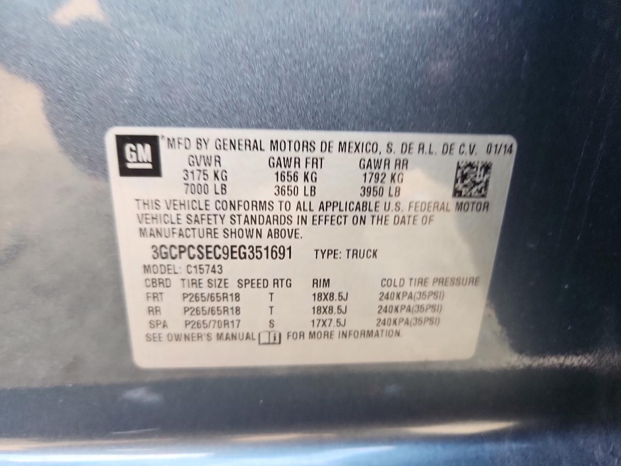 CHEVROLET SILVERADO C1500 LTZ 2014 — 14