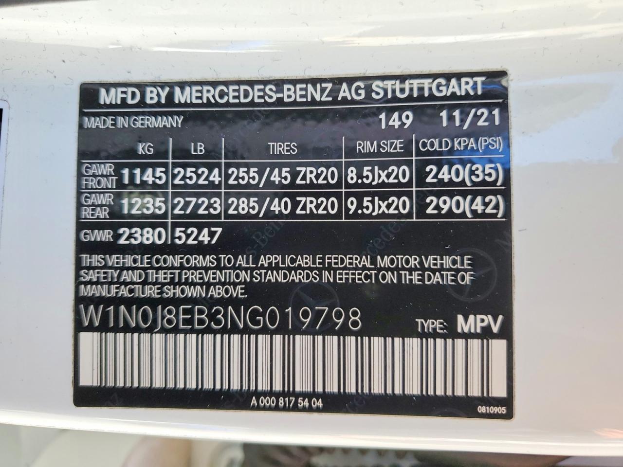MERCEDES-BENZ UK 2022 — 15