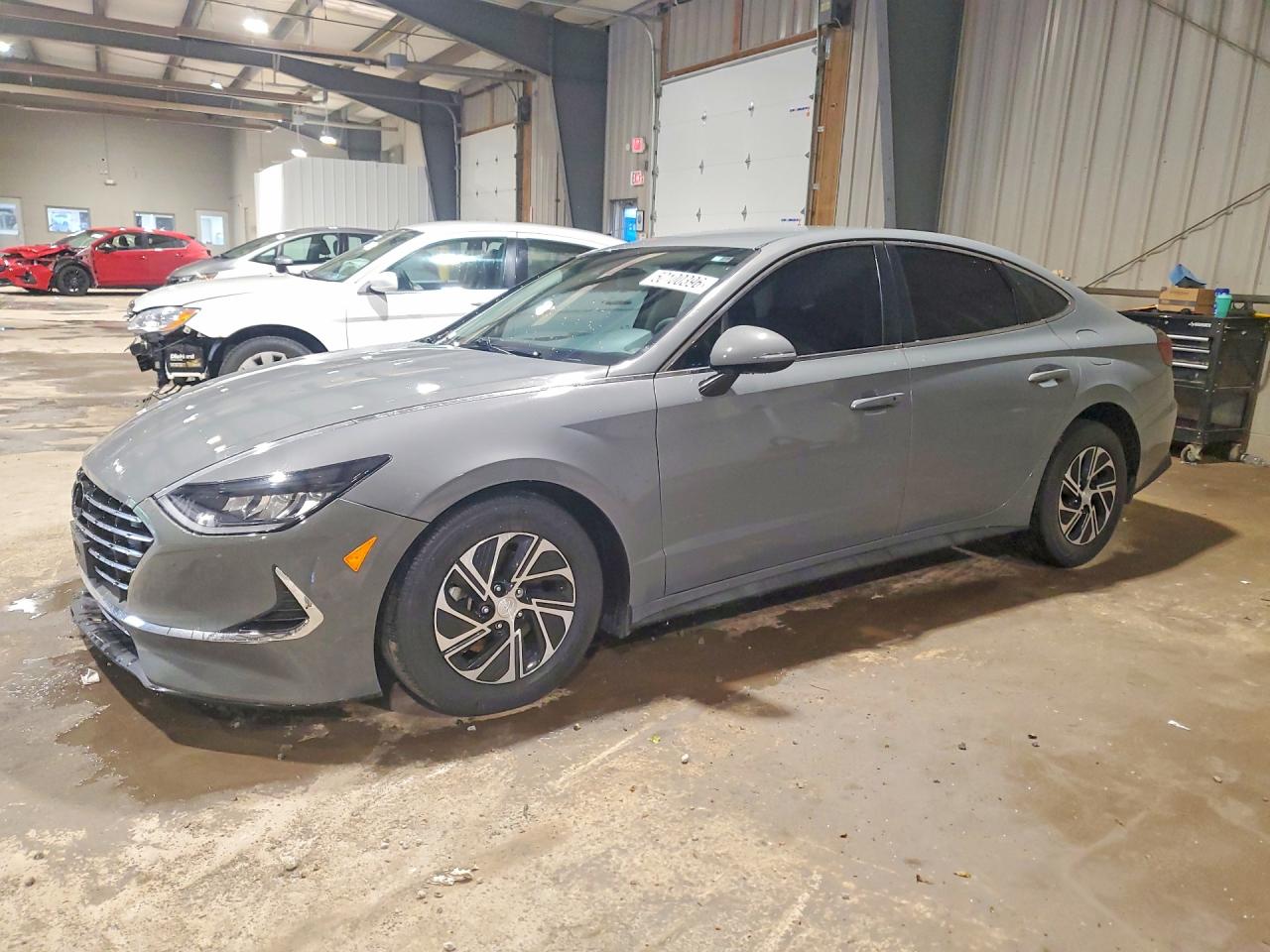 2021 HYUNDAI SONATA HYBRID BLUE