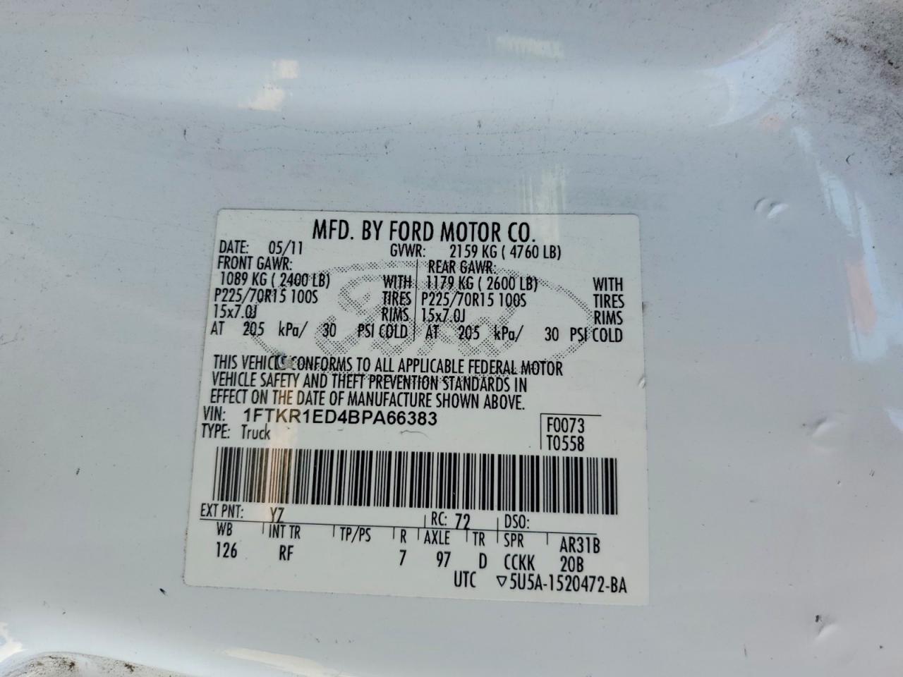 FORD F-150 2011 — 13