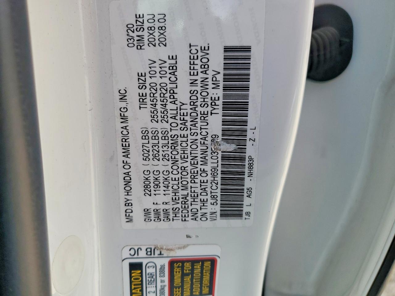 ACURA RDX 2020 — 13