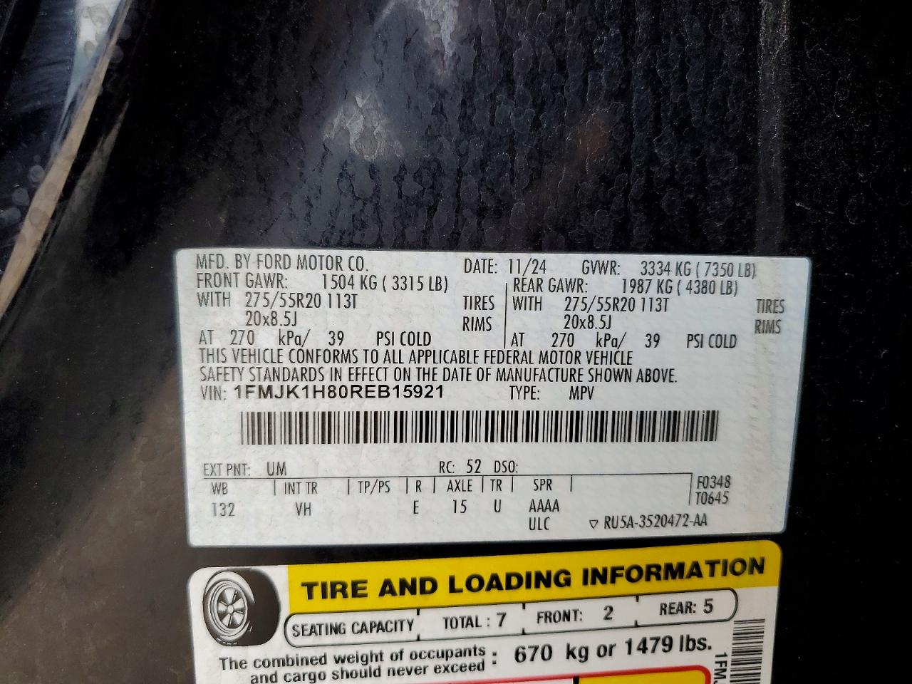 FORD EXPEDITION 2024 — 14