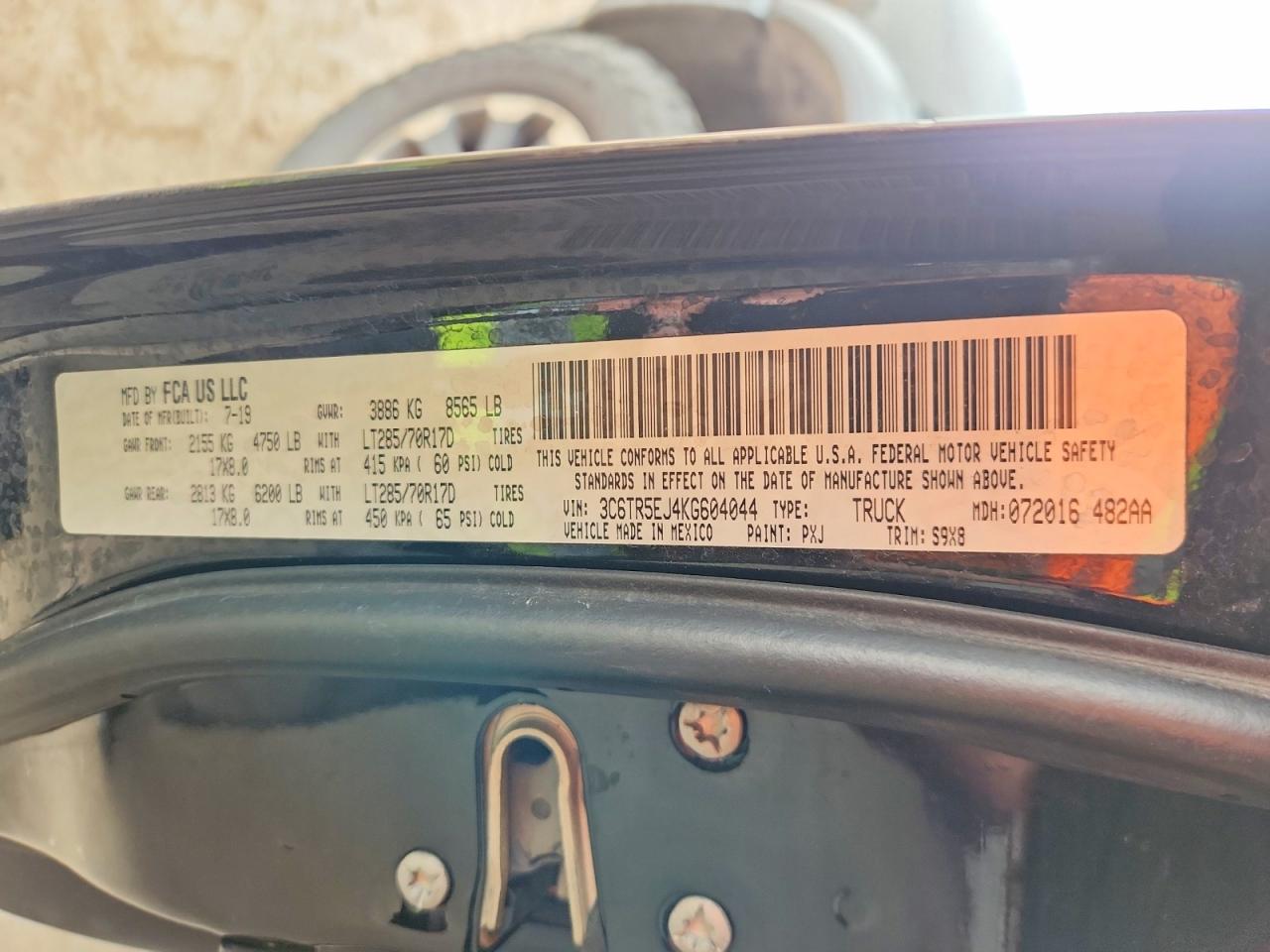 RAM 2500 2019 — 13