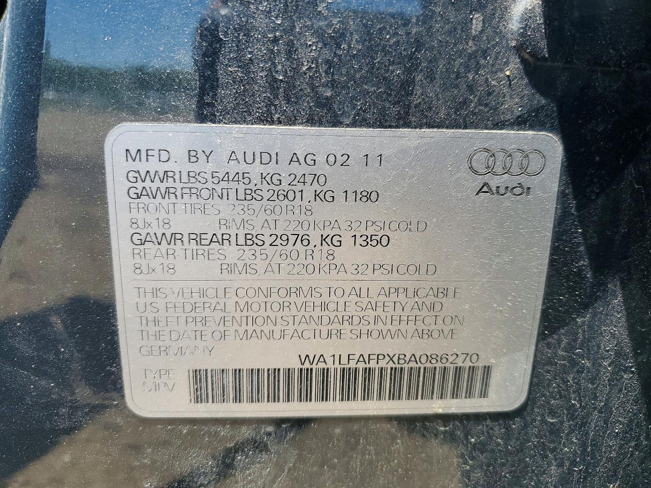 AUDI Q5 2011 — 14
