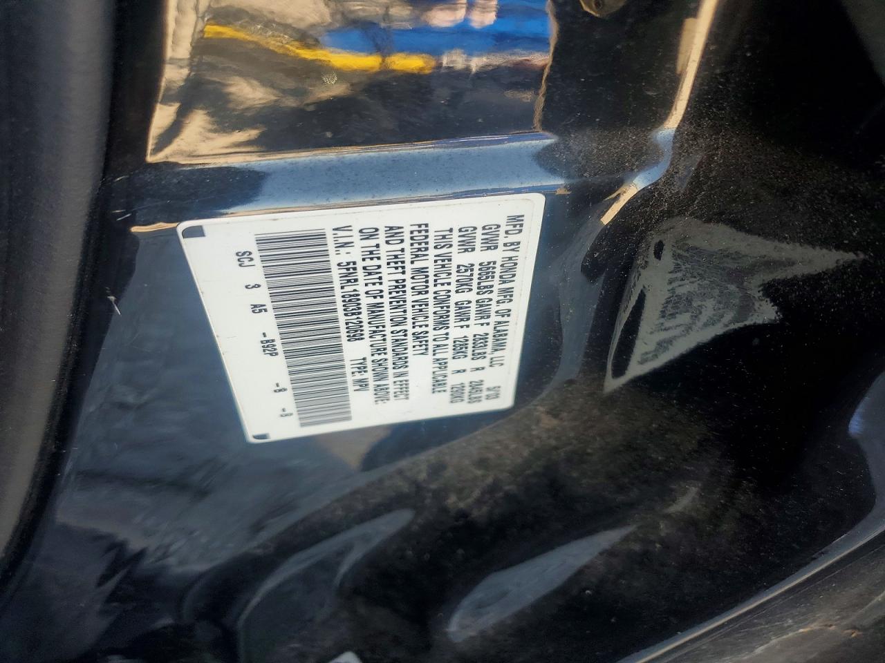 HONDA ODYSSEY 2003 — 13