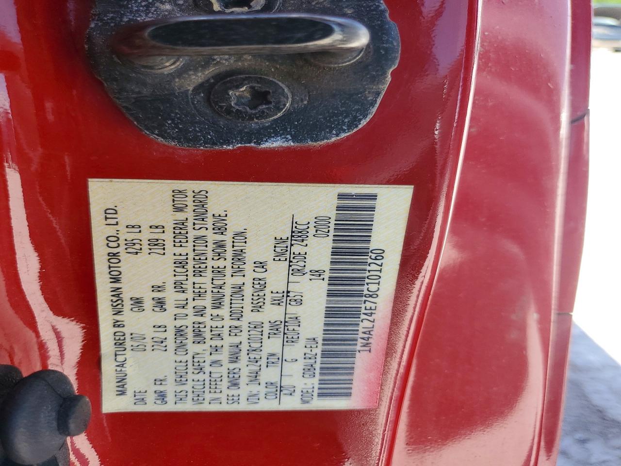 NISSAN ALTIMA 2008 — 13