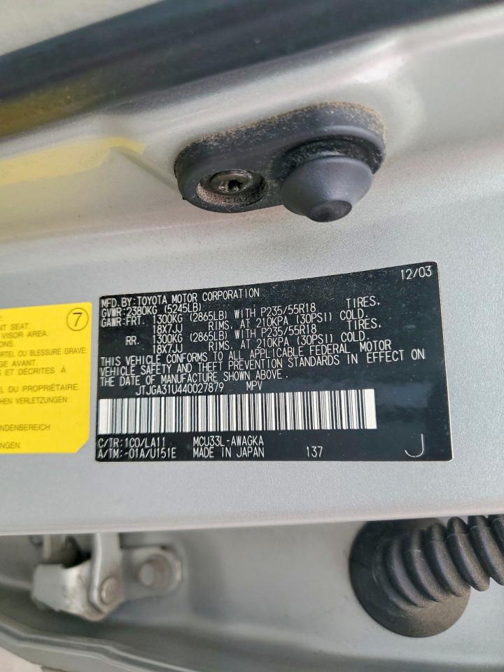 LEXUS RX 2004 — 15