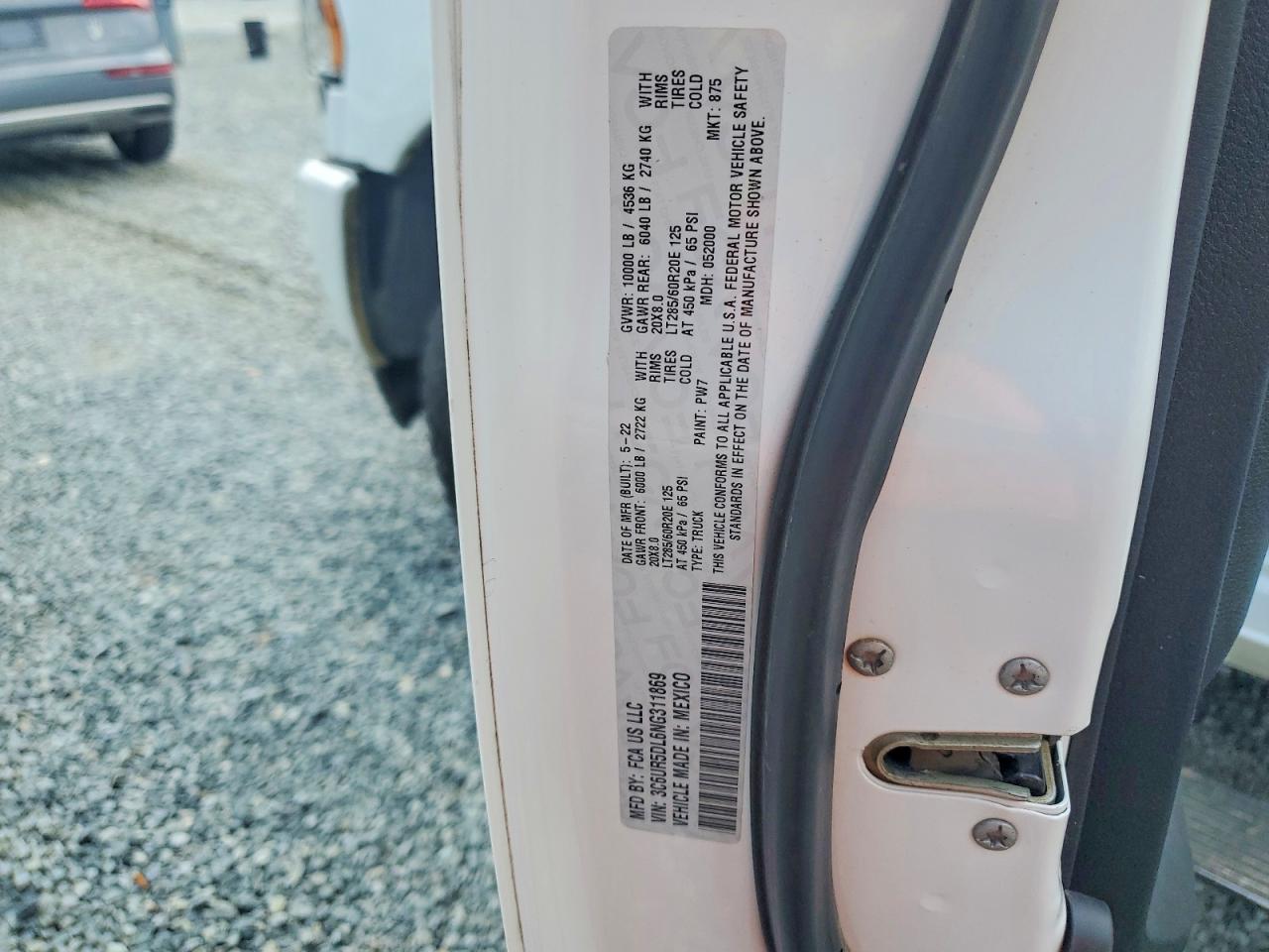 RAM 2500 2022 — 13