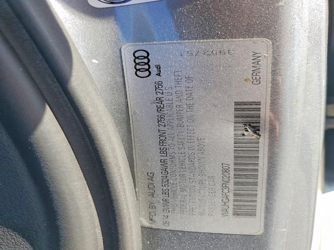 AUDI A6 2015 — 13