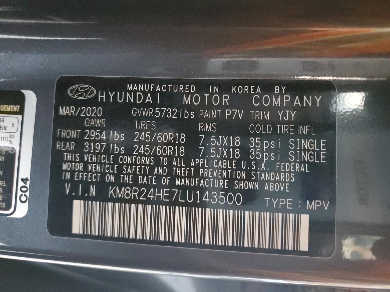 HYUNDAI PALISADE 2020 — 15