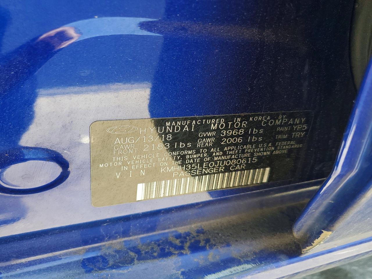 HYUNDAI ELANTRA GT 2018 — 13