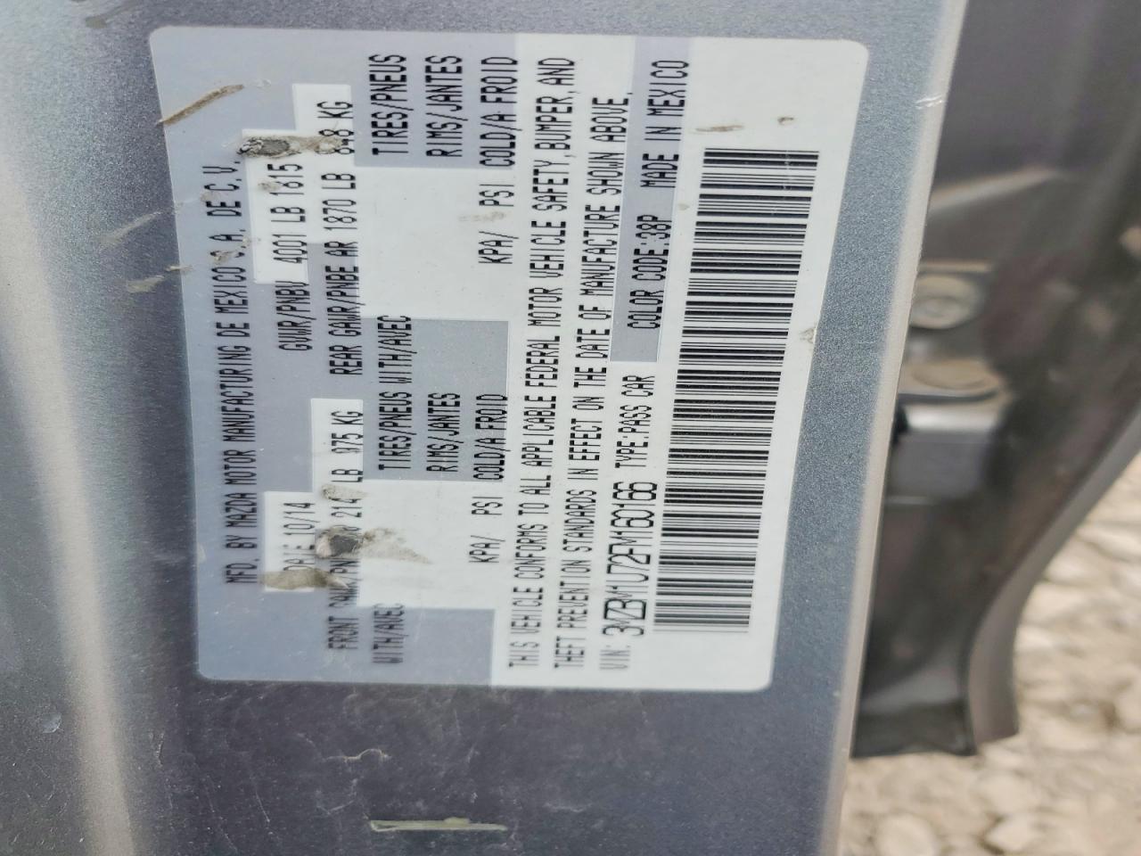 MAZDA 3 2015 — 13