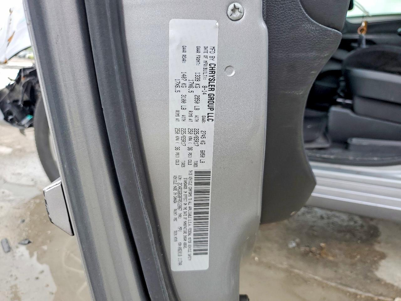 DODGE GRAND CARAVAN 2015 — 14